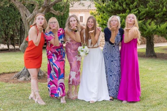 Familien Fotos bei der Hochzeit auf Mallorca