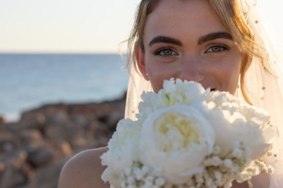 After Wedding Shooting an der Strand von Es Trent