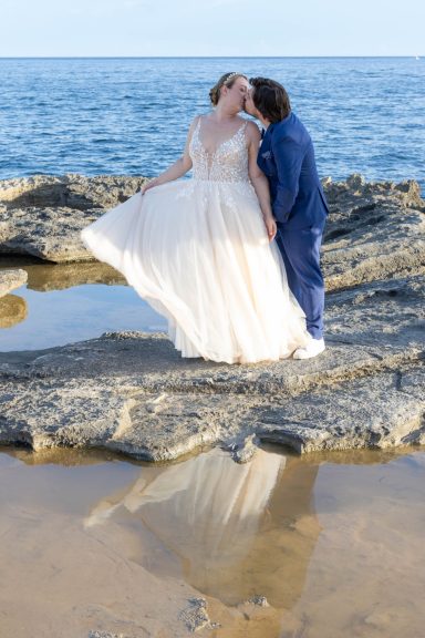 After Wedding Shooting an der Küste Mallorcas