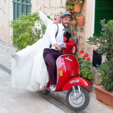 After Wedding Shooting in der wunderschöne Altstadt auf Mallorca